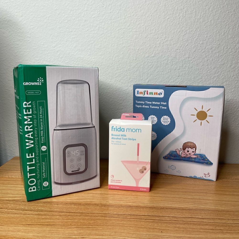 Bottle Warmer-BreastMilk Strips-Tummy Time Water Mat